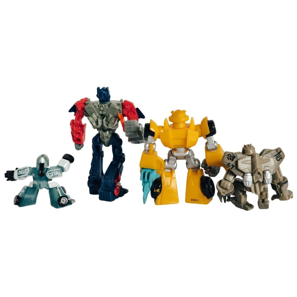 Transformers Lot Bumblebee Optimus Prime Megatron Rescue Bots Set Action Figure - Picture 2 of 7